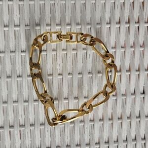 Vintage Monet Chunky Gold Chain Bracelet